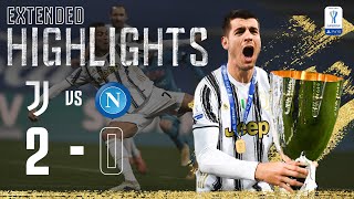 Juventus 20 Napoli  CR7 amp Morata Goals Secure 9th Supercup Win  EXTENDED Highlights [upl. by Terrie366]