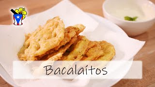 How to make Puerto Rican Bacalaitos Cod Fish Fritters  Easy Puerto Rican Recipe [upl. by Agripina]