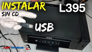 Impresora EPSON L395 Instalación USB [upl. by Rie670]