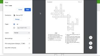 How to make crossword puzzle easily [upl. by Inattyrb]