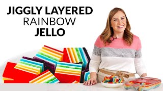 How to Make Rainbow Jello [upl. by Llenrup]