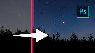 How to Stack Astrophotography Images in Photoshop [upl. by Ataga]