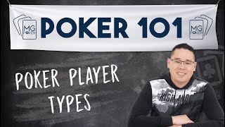 Poker Player Types  Poker 101 Course [upl. by Anaxor]