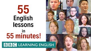 BOX SET 55 English lessons in 55 minutes Grammar amp Vocabulary Megaclass [upl. by Albrecht]