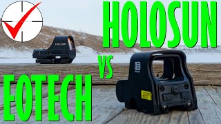 Holosun HS510C vs EOTech EXPS3 with Night Vision [upl. by Gilly]