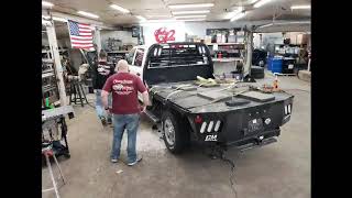 CM Flat Bed Installation on a Ram Pickup Truck [upl. by Opiuuk]