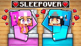 Omz amp Lily SLEEPOVER in Minecraft [upl. by Aiza906]