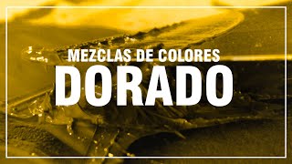 COMO HACER EL COLOR DORADO 🥇 Mezclas de Colores Paso a Paso [upl. by Saitam]