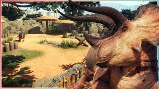 Triceratops Habitat  Prehistoric Kingdom Early Access  Speed Build [upl. by Tyra]