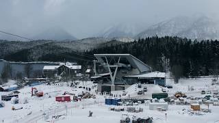 Zeitraffer Talstation  Seilbahn Zugspitze [upl. by Oirretna467]