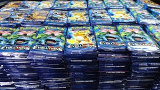 Opening 1000 Evolutions Pokemon Packs [upl. by Haleeuqa]