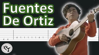 Fuentes de ortiz  Ed MaverickTutorial guitarraMelodiaTablatura [upl. by Neltiac]