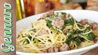 Simple Sausage Spaghetti  Amalfi Coast [upl. by Eudocia]