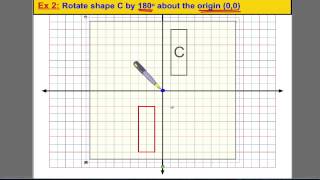 Transformations Rotating Shapes 1 [upl. by Eitsrik783]