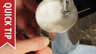 How to AutoFroth Milk for Lattes [upl. by Daniela798]