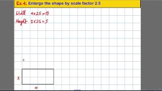 Transformations  enlarging shapes 1 [upl. by Utica]