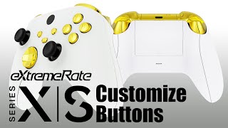 Install the Custom Buttons on Your Xbox Series XS Controller  eXtremeRate [upl. by Waldemar]