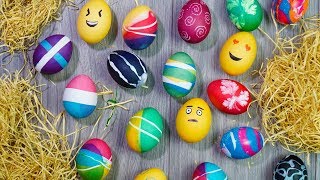 Coloring Easter Eggs  Easter Egg Decorating Ideas [upl. by Minetta]