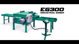 EG300 Industrial Multirip Board Edger in Action  WoodMizer [upl. by Acirne]