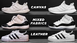 HOW TO CLEAN EVERY TYPE OF SNEAKER  My Process [upl. by Coleville]