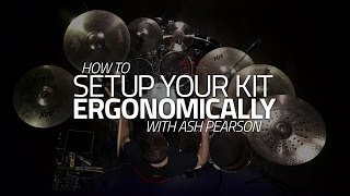 How To Set Up Your Kit Ergonomically  Drum Lesson [upl. by Now572]