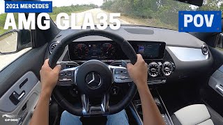 2021 Mercedes AMG GLA 35 ► POV Test Drive  Interior and Exterior [upl. by Aninaig]