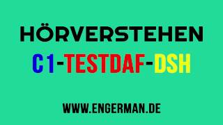 Hörverstehen für C1TestDaFDSH  Hörverstehen für Oberstufe 2 [upl. by Kolosick]