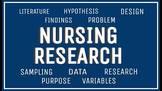 NURSING RESEARCH  a brief discussion [upl. by Inait]