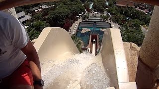 The Tower of Power Water Slide at Siam Park [upl. by Phyl]