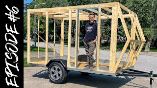 How to Build a Travel Trailer  DIY Guide to Installing the Floor and Framing [upl. by Nanreh]