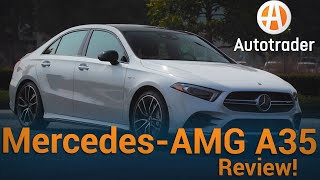 2020 MercedesAMG A35  Review  Autotrader [upl. by Schaper]