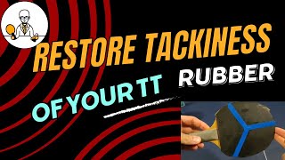 How to restore tackiness of table tennis rubber [upl. by Asilehs]