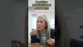 Que necesito para renovar mi pasaporte⁉️ [upl. by Marcell799]