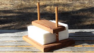 How to make a Napkin Holder  Scrap Wood Projects [upl. by Horowitz]