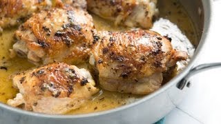 Juicy Lemon Chicken Thighs Recipe [upl. by Annoyk]