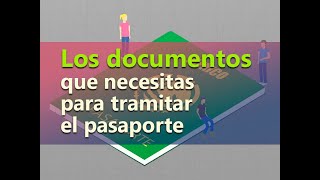 Costos y requisitos para tramitar el pasaporte [upl. by Larrad108]