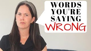 English Words You’re Probably Mispronouncing ❌Difficult English Pronunciation  Rachel’s English [upl. by Elnukeda]