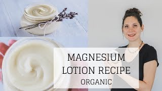 Magnesium Lotion Recipe  Bumblebee Apothecary [upl. by Akeemahs]