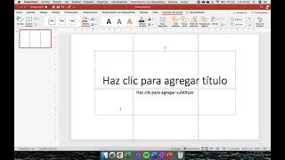 Como hacer un tríptico en Power Point sin plantilla [upl. by Johnette]