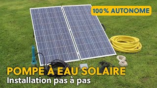 COMMENT INSTALLER UNE POMPE A EAU SOLAIRE LORENTZ PS2100 [upl. by Krucik153]