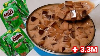 Trending MILO JELLY SALAD Super Sarap  Perfect Dessert Must Try [upl. by Siaht]