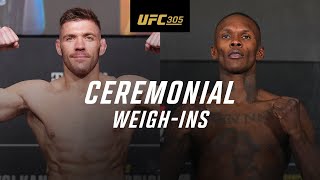 UFC 305 Ceremonial WeighIn [upl. by Mya906]