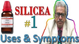 Homeopathy Medicine SILICEA Part 1 in Hindi  Uses amp Symptoms by Dr P S Tiwari [upl. by Odlaw526]