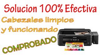 COMO DESTAPAR CABEZALES EPSON [upl. by Aguie]