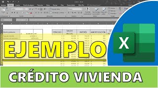 Crédito Hipotecario Ejemplo simulación [upl. by Rox]