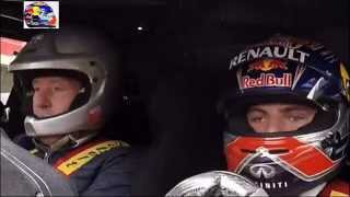 Max Verstappen takes father Jos for a spin at Spa after Monaco [upl. by Ansley]