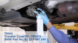 BMW X3 E83 20042010 Transfer Case Oil Change  DIY Repair [upl. by Paulson186]