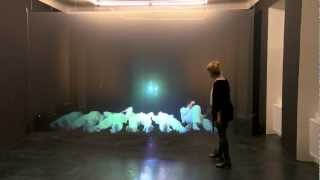 Making of rear projection on holographic foil  conceptual art [upl. by Nooj]