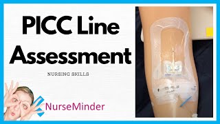 PICC Line Assessment Nursing Skills [upl. by Atteuqahs]