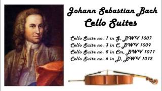 Johann Sebastian Bach  Cello suites in 432 Hz great for reading or studying [upl. by Screens]